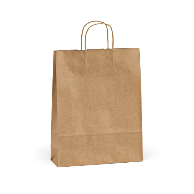 Vesuvio L Kraft Bag Natural